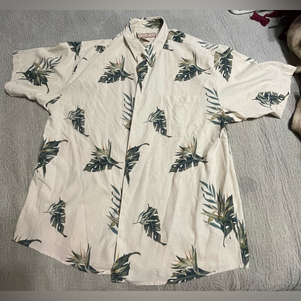 Men’s button up shirt Paradise Blue xxl